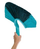 LEIFHEIT Staubbesen Dusty türkis/schwarz Kunststoff 34,0 cm breit