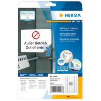 HERMA Etiketten 10003 weiß 35,6 x 16,9 mm, 25 Blatt
