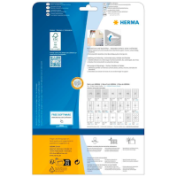 HERMA Etiketten 10003 weiß 35,6 x 16,9 mm, 25 Blatt