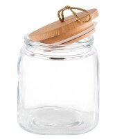 APS Vorratsdosen WOODY 17,0 cm hoch transparent 2,0 l, 1 St.