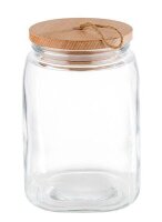 APS Vorratsdosen WOODY 21,5 cm hoch transparent 2,5 l, 1 St.