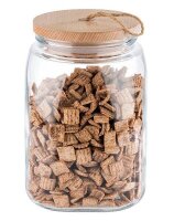 APS Vorratsdosen WOODY 21,5 cm hoch transparent 2,5 l, 1 St.