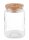 APS Vorratsdosen WOODY 21,5 cm hoch transparent 2,5 l, 1 St.