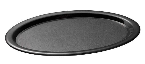 APS Tablett KAFFEEHAUS schwarz rund 21,5 x 28,5 cm, 1 St.