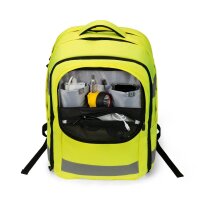 DICOTA Rucksack Hi-Vis Recycling-PET gelb 32,0 - 38,0 l