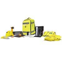 DICOTA Rucksack Hi-Vis Recycling-PET gelb 32,0 - 38,0 l