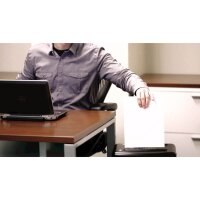 Fellowes Powershred 450M Aktenvernichter mit Partikelschnitt P-5, 2 x 12 mm, bis 9 Blatt, schwarz