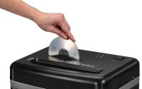 Fellowes Powershred 450M Aktenvernichter mit Partikelschnitt P-5, 2 x 12 mm, bis 9 Blatt, schwarz