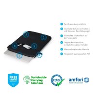 DICOTA Laptophülle Eco SLIM M für Microsoft Surface Kunstfaser schwarz bis 34,2 cm (13,5 Zoll)