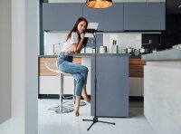 DURABLE Tablet-Halterung TWIST FLOOR 894201 schwarz für 1 Tablet, Stangenhalterung