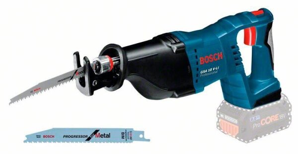 BOSCH Professional GSA 18V-LI Akku-Säbelsäge 18,0 V, ohne Akku