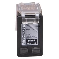 dots  schwarz Druckerpatrone kompatibel zu HP 27 (C8727AE)