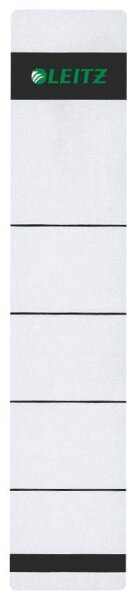 LEITZ Ordneretiketten 1643 grau für 5,2 cm Rückenbreite, 10 St.