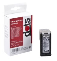 dots  schwarz Druckerpatrone kompatibel zu HP 350XL...