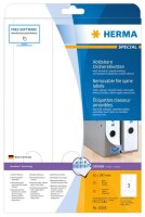 HERMA Ordneretiketten 10185 weiß, 25 Blatt
