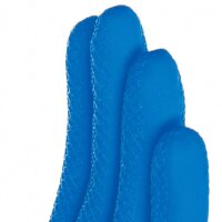franz mensch unisex Gummihandschuhe Bettina blau Größe 7, 1 Paar