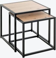 HAKU Möbel Beistelltische-Set rechteckig MDF-Platte...