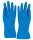 franz mensch unisex Gummihandschuhe Bettina blau Größe 8, 1 Paar