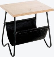 HAKU Möbel Beistelltisch rechteckig MDF-Platte eiche 48,0 x 40,0 x 51,0 cm, 1 St.