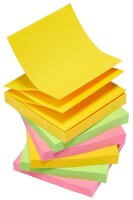 Post-it® Super Sticky Z-Notes Carnival Haftnotizen extrastark R3306SR farbsortiert, 6 Blöcke