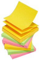Post-it® Super Sticky Z-Notes Carnival Haftnotizen extrastark R3306SR farbsortiert, 6 Blöcke