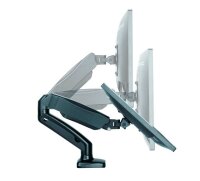 RaidSonic ICY BOX® Monitor-Halterung IB-MS303-T IB-MS303-T schwarz für 1 Monitor, Tischklemme, Tischbohrung