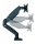 RaidSonic ICY BOX® Monitor-Halterung IB-MS303-T IB-MS303-T schwarz für 1 Monitor, Tischklemme, Tischbohrung