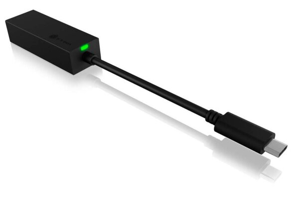 RaidSonic ICY BOX® IB-LAN100-C3  USB C/RJ 45 LAN-Adapter