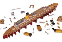 Revell RMS Titanic - LED Edition 3D-Puzzle, 266 Teile