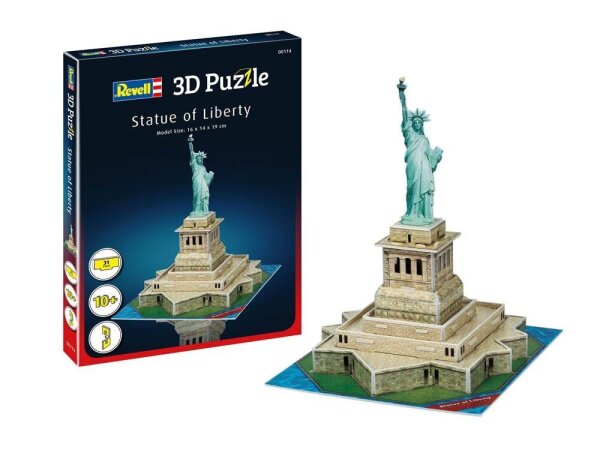Revell Freiheitsstatue_ 3D-Puzzle, 31 Teile