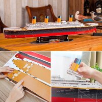 Revell RMS Titanic 3D-Puzzle, 113 Teile