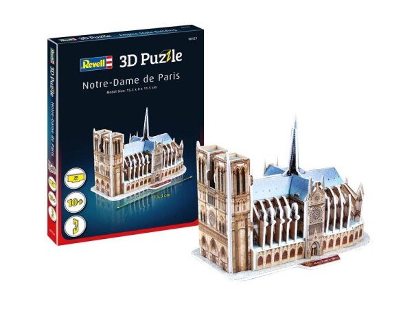 Revell Notre-Dame de Paris 3D-Puzzle, 39 Teile