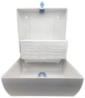 Green Hygiene® Papierhandtuchspender HOCHSTAPLER weiß-meliert Kunststoff, 1 St.