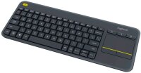 Logitech K400 Plus Tastatur kabellos schwarz
