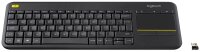 Logitech K400 Plus Tastatur kabellos schwarz