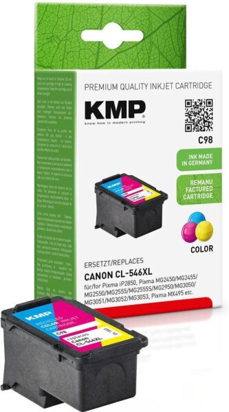 KMP C98 color Druckkopf kompatibel zu Canon CL-546 XL