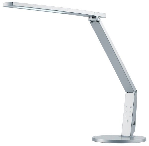 Hansa LED Vario Plus LED Schreibtischlampe silber 10,5 W