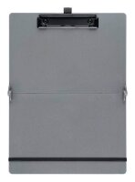 sax design Klemmbrett 2-750-01 DIN A5 auf DIN A4 grau Kunststoff, 1 St.