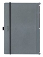 sax design Klemmbrett 2-750-01 DIN A5 auf DIN A4 grau Kunststoff, 1 St.