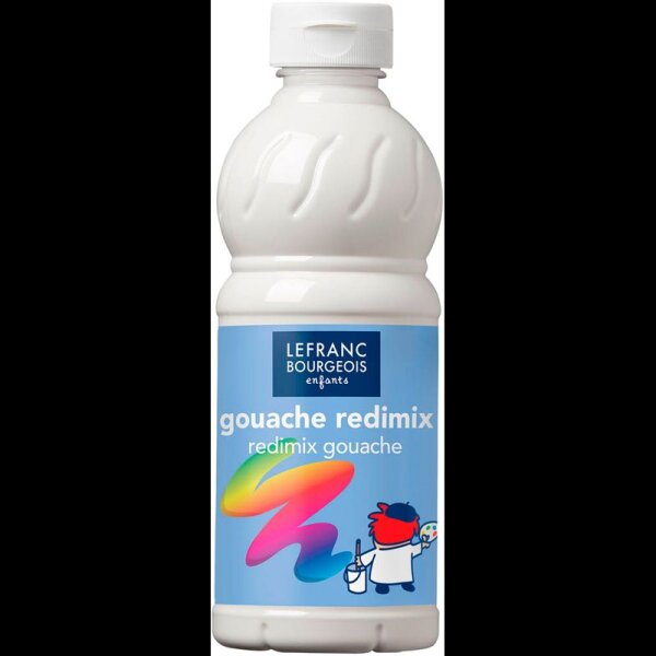 LEFRANC BOURGEOIS Gouache Liquide Redimix Temperafarbe weiß 500,0 ml