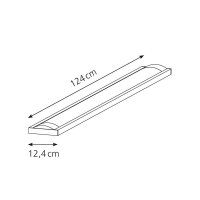 Hansa LED 40-124 LED Deckenleuchte lichtgrau 41 W