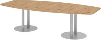 HAMMERBACHER Konferenztisch KT28S asteiche Tonnenform,...