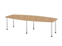 HAMMERBACHER Konferenztisch KT28C asteiche Tonnenform,...
