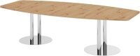 HAMMERBACHER Konferenztisch KT28S asteiche Tonnenform,...