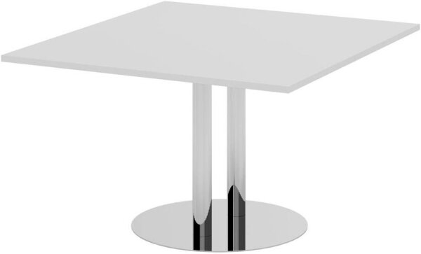 HAMMERBACHER Verbindungsplatte KT12S lichtgrau, chrom rechteckig 120,0 x 130,0 x 74,0 cm