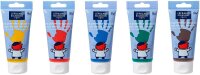 LEFRANC BOURGEOIS Fingerfarben farbsortiert 5x 80 ml, 5 St.
