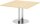 HAMMERBACHER Verbindungsplatte KT12S ahorn, chrom rechteckig 120,0 x 130,0 x 74,0 cm