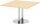 HAMMERBACHER Verbindungsplatte KT12S ahorn, chrom rechteckig 120,0 x 130,0 x 74,0 cm