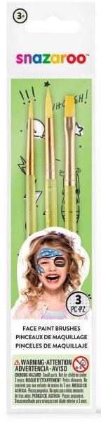 snazaroo™ Schminkpinsel-Set, 3-teilig
