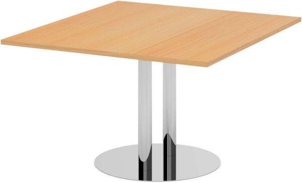 HAMMERBACHER Verbindungsplatte KT12S buche, chrom rechteckig 120,0 x 130,0 x 74,0 cm